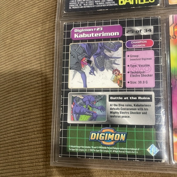 DIGIMON MKNSTERS 23 KABUTERIMON DP 300 Champion DIGIMON - Picture 4 of 4